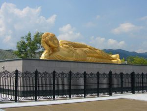 堀金箔粉（京都）セーリングゴールドシリーズ外装美濃墓地公園涅槃像金色塗料